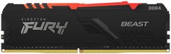 DDR4 3200 16GB Пам'ять до ПК Kingston FURY Beast RGB KF432C16BBA/16