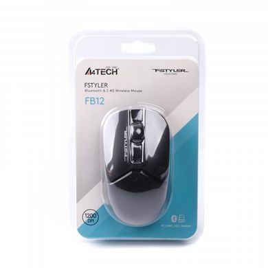 Миша бездротова A4Tech Fstyler FB12 Black Wireless