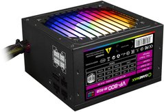 800W Блок живлення для ПК GameMax VP-800-M-RGB modular, APFC,12см,80+,RGB VP-800-M-RGB
