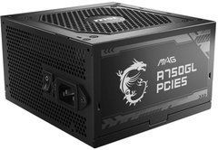 750W Блок живлення MSI MAG A750GL PCIE5