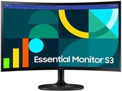 Монітор Samsung 24" S24D366 вигнутий,VA,1920*1080,100 Гц,VGA,HDMI LS24D366GAIXCI