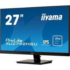 Монiтор IIYAMA 27" ProLite XU2792HSU-B1 IPS,75Hz,VGA,HDMI,DP,USB,SP XU2792HSU-B1