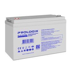 12V 100AH Акумуляторна батарея Prologix (PL12-100GEL) GEL