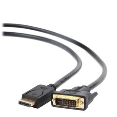 DisplayPort/DVI Кабель-перехідник Cablexpert CC-DPM-DVIM-6, DisplayPort вилка / DVI вилка, 1.8 м
