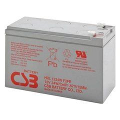 12V 9Ah Акумулятор для ДБЖ CSB 2,7кг HRL1234WF2FR