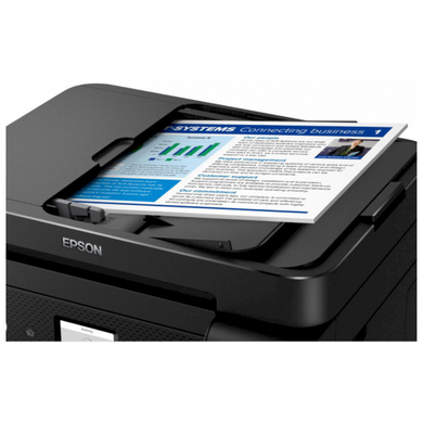 БФП ink color A4 Epson EcoTank L6290 33_20 ppm Fax ADF Duplex USB Ethernet Wi-Fi 4 inks Black Pigment C11CJ60406