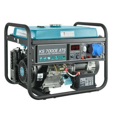 Генератор бензиновий Konner&Sohnen KS 7000E ATS, 230В, 5.5кВт, АВР(ATS), електростартер, 76.8кг KS7000EATS