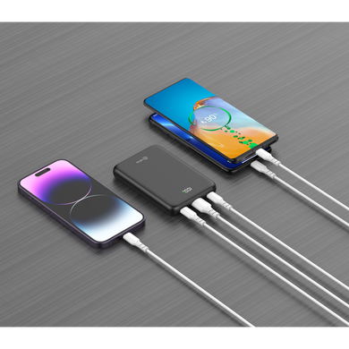 Зовнішній акумулятор (Power Bank) ATRIA WPD-P91 10000mAh PD22.5W USB-C