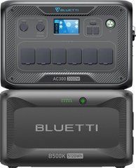 Зарядна станція Bluetti AC300 + B500K 5120Wh 1420000mAh 3000W PB931606