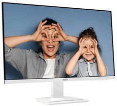 Монітор 27" MSI PRO MP273QW E2 IPS,WQHD (2560 x 1440),1ms,100Hz, 178/178,DP,2HDMI,колонки 2*3W,White 9S6-3PB69H-044