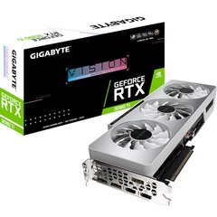 Відеокарта LHR! Gigabyte GeForce RTX 3080TI VISION OC 12GB DDR6X 384Bi t Core: 1710MHz Memory: 1900MHz GV-N308TVISION OC-12
