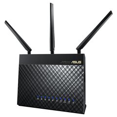 ASUS RT-AC68U Wi-Fi Маршрутизатор беспроводный AC1900, 4xGE LAN, 1xGE WAN, 1xUSB3.0, 1xUSB2.0, MU-MIMO, Beamforming, AiMesh RT-AC68U