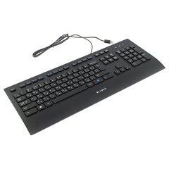 Клавиатура Logitech K280e мембранная,USB,черная 920-005215