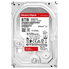 8TB НЖМД WD 3.5" SATA 3.0 5400 256MB Red NAS WD80EFAX