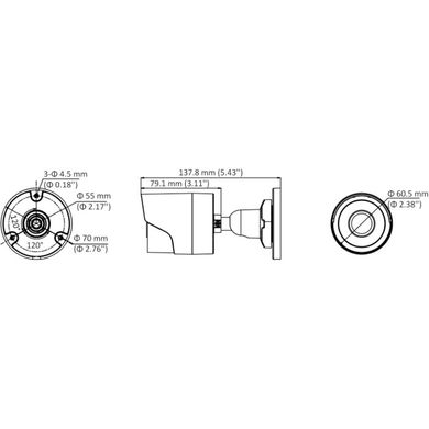 Turbo HD камера Hikvision DS-2CE16D0T-IRF(C) 2.8mm