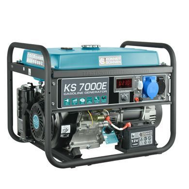 Генератор бензиновий Konner&Sohnen KS 7000E, 230В, 5.5кВт, електростартер, 76.2кг KS7000E