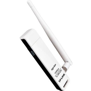 TP-LINK TL-WN722N WiFi адаптер повышенной мощности 150M USB (cъемная антена)