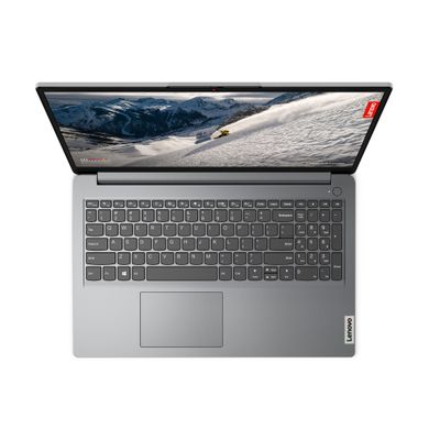 Ноутбук Lenovo IdeaPad 1 15.6" FHD IPS AG, Intel P N6000, 8GB, F256GB, UMA, DOS, сірий 82LX006SRA