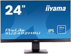 Монiтор IIYAMA 23.8" XU2492HSU-B1 IPS, VGA, HDMI, DP, USB, SP XU2492HSU-B1 D/K