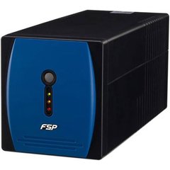 1000VA ИБП FSP EP-1000 AVR,линейно-интерактивный ,Мощность: 1000VA(600W), 4 розетки c батарейным питанием (2 DIN + 2 IEC),Интерфейс: RS-232 + USB ,8кг