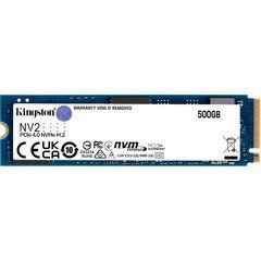 500GB Kingston Твердотільний накопичувач SSD M.2 NV2, PCIe 4.0, NVMe SNV2S/500G
