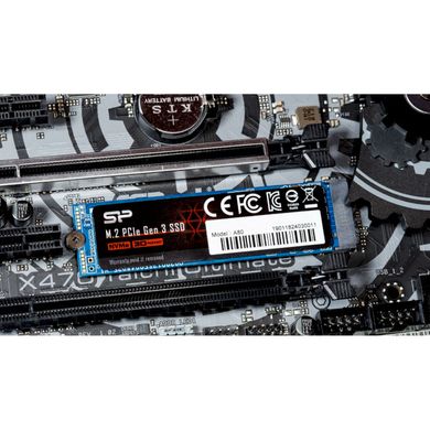 2TB Silicon Power Твердотельный накопитель SSD M.2 2280 NVMe PCIe Gen3x4 P34A80 SP002TBP34A80M28