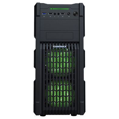 ATX без БЖ Корпус GAMEMAX GM-One-Green