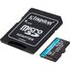 MicroSDXC 512GB Карта памяти Kingston U3 Canvas Go! Plus 170R/90W + adapter SDCG3/512GB