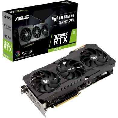 Відеокарта ASUS GeForce RTX 3070 Ti TUF/OC/GAMING/8GB/GDDR6X TUF-RTX3070TI-O8G-GAMING 90YV0GY0-M0NA00