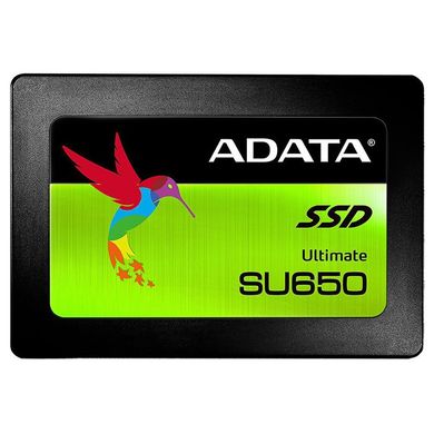240GB ADATA Твердотельный накопитель SSD 2.5" SU650 SATA 3D TLC ASU650SS-240GT-R