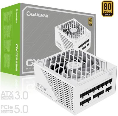 850W Блок живлення для ПК GameMax GX-850 PRO WT 80 Gold,fan 135mm,fully modular GX-850 PRO WT