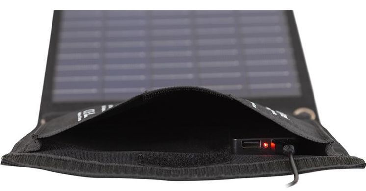 Зарядний пристрій на сонячній батареї PowerPlant 14W 5V 2xUSB-A (PB930555)