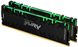 DDR4 3600 32GB KIT (16GBx2) Пам'ять ПК Kingston FURY Renegade RGB KF436C16RB1AK2/32