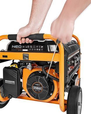 Генератор бензиновий Neo Tools 230В (1 фаза), 2.8/3кВт, електростартер, AVR, 45кг 04-730