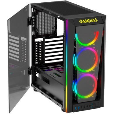 ATX без БЖ Корпус геймерський GAMDIAS TALOS M1B Mid-Tower 4712960134737