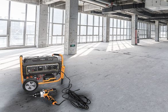 Генератор бензиновий Neo Tools 230В (1 фаза), 2.8/3кВт, електростартер, AVR, 45кг 04-730