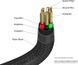 Type-C-Type-C Кабель Verbatim USB Type-C to USB Type-C живлення та синхронізації 1.2m 100W Black (31846)