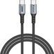 Type-C-Type-C Кабель Verbatim USB Type-C to USB Type-C живлення та синхронізації 1.2m 100W Black (31846)