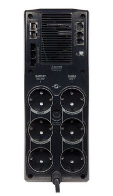 1500VA APC Back-UPS Pro 1500VA (BR1500G-RS)(тип Line-Interactive;1500ВА /865 Вт;3 розетки Schuko c бат. питанием+3розетки ;USB;LCD-дисплей;вес13 кг BR1500G-RS