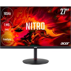 Монітор LCD Acer 27" XV270P,2*HDMI, DP, MM, IPS, Pivot, 1920x1080, 165Hz, 1ms, FreeSync UM.HX0EE.P04