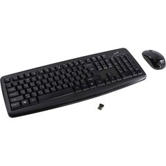 Комплект Genius KM-8100 (клавіатура + миша) бездротовий Black UKR SlimStar 31340004410