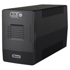1000VA Mustek PowerMust 1000 EG(Тип:линейно-интерактивный;1000VA/600W;4 розетки SCHUKO;вес 9 кг) 1000-LED-LIG-T10