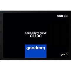 960GB GOODRAM Дисковый флеш накопитель SSD 2,5" CL100 G3 SATA 3.0 SSDPR-CL100-960-G3