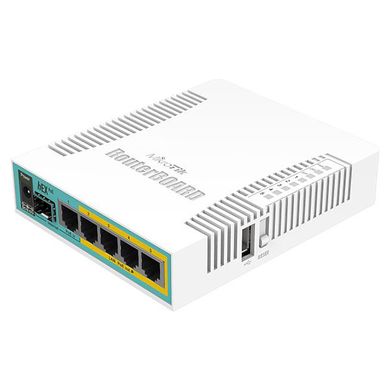 Mikrotik RB960PGS Проводной маршрутизатор RouterBOARD RB960PGS hEX PoE (800MHz/128Mb, 1xUSB, 5x1000Mbit, Passive PoE)