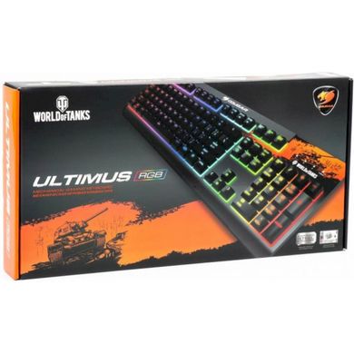 Клавіатура Cougar ULTIMUS RGB ігрова механічна ,Blue Switches, RGB-подсветка ULTIMUS RGB 'World of Tanks'