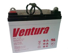 12V 33Ah Акумуляторна батарея Ventura GPL (195x129x179) 10,5кг GPL 12-33
