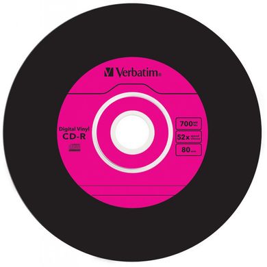CD-R Диск Verbatim AZO 700MB 52X VINYL SURFACE (SC-10шт) 43426
