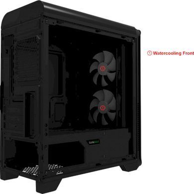 mATX без БЖ Корпус GAMEMAX H602-BK