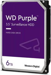 6TB Жорсткий диск WD 3.5" SATA 3.0 5400 256MB Purple Surveillance WD63PURZ
