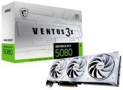 Відеокарта MSI GeForce RTX 5080 16GB GDDR7 VENTUS 3X OC WHITE 912-V531-062